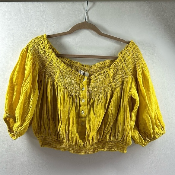 We The Free Dancing Till Dawn 100% Cotton Crop Top, M - Picture 4 of 13